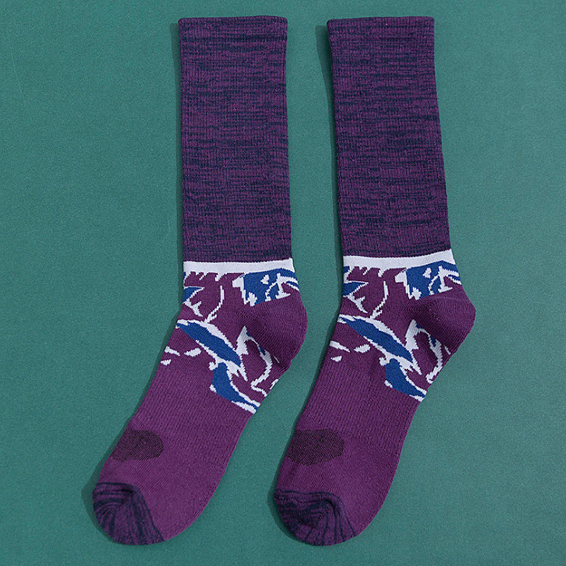 New Winter Socks Male Cotton Men In Tube Socks Socks Tide Of Mixed Colors Hip-hop Street Skateboarding Socks